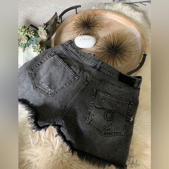 R13 shredded slouch short - Picture 2 of 11